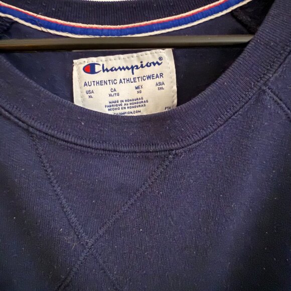 Champion Sweater Cropped Vintage Size XL - Picture 4 of 4
